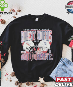 Duquesne Dukes vs Robert Morris Colonials 2024 Crosstown Rivalry Shirt