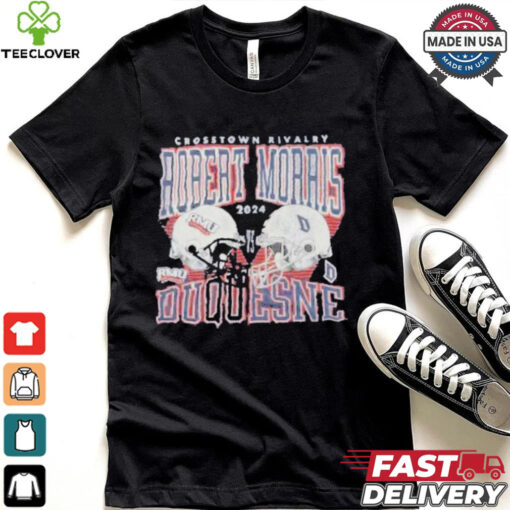 Duquesne Dukes vs Robert Morris Colonials 2024 Crosstown Rivalry Shirt