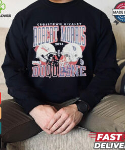 Duquesne Dukes vs Robert Morris Colonials 2024 Crosstown Rivalry Shirt