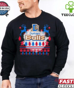 Durham Bulls Reindeer ugly Christmas shirt