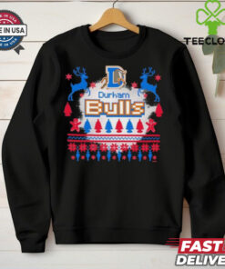 Durham Bulls Reindeer ugly Christmas shirt