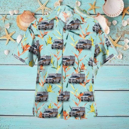 Durham New Hampshire McGregor Memorial EMS Hawaiian Shirt