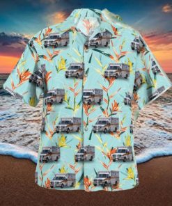 Durham New Hampshire McGregor Memorial EMS Hawaiian Shirt