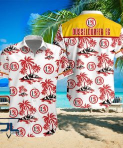 Dusseldorfer EG Deutsche Eishockey Liga Coconut Tree Island Hawaiian Shirt