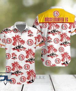Dusseldorfer EG Deutsche Eishockey Liga Coconut Tree Island Hawaiian Shirt