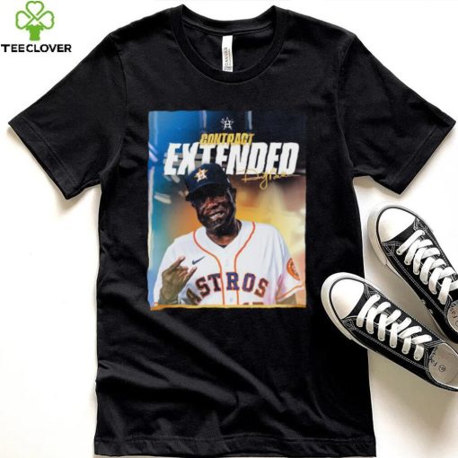 Dusty Baker Contract Extended Signatures Shirt