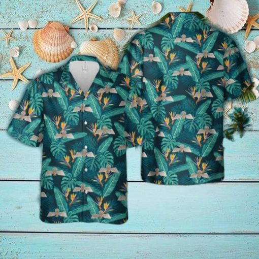 Dutch Army Jump Wings Hawaiian Shirt Summer Vacation Button Shirt