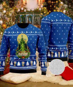 Dutch Bros Grinch Snow Ugly Christmas Sweater