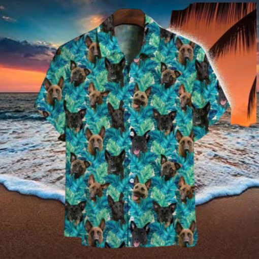 Dutch Shepherd Tropical Hawaiian Shirt V2 Gift For Men And Women