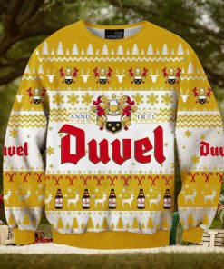 Duvel Beer 3D Print Christmas Sweater