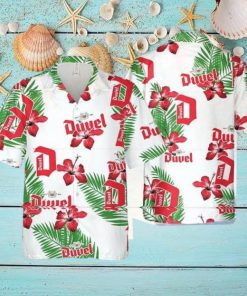 Duvel Beer Hawaiian Hibiscus Flower Pattern