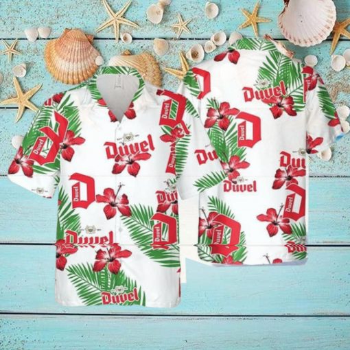 Duvel Beer Hawaiian Hibiscus Flower Pattern