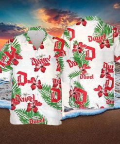 Duvel Beer Hawaiian Hibiscus Flower Pattern