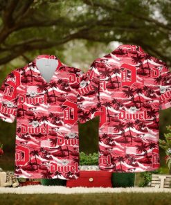 Duvel Beer Hawaiian Sea Island Pattern Hawaiian Shirt, Summer Beer Hawaiian Shirt