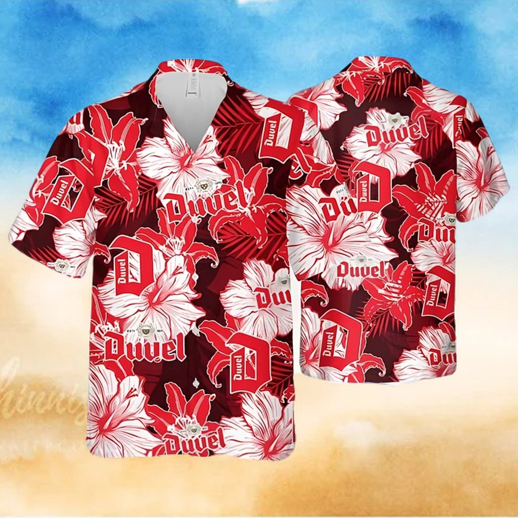 Duvel Beer Hawaiian Shirt Tropical Flower Pattern Beach Lovers Gift