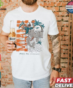 Duvin x Miami Dolphins Cream Flippin Shirt