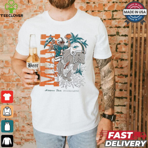 Duvin x Miami Dolphins Cream Flippin Shirt