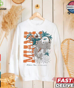 Duvin x Miami Dolphins Cream Flippin Shirt