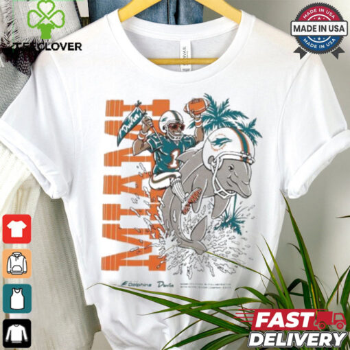 Duvin x Miami Dolphins Cream Flippin Shirt