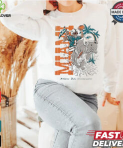 Duvin x Miami Dolphins Cream Flippin Shirt