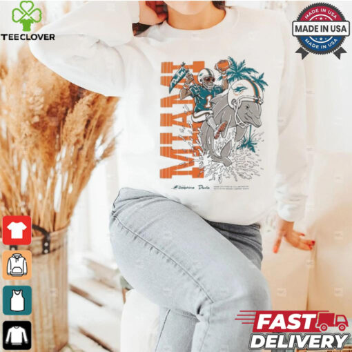 Duvin x Miami Dolphins Cream Flippin Shirt