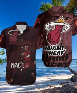 Dwyane Wade 3 Miami Heat Funny Hawaiian Shirt Gift For Basketball Lovers