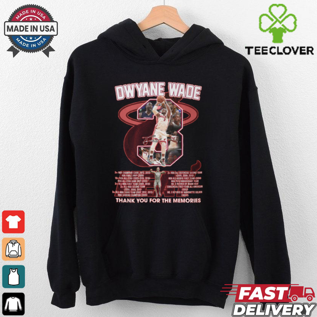 Dwyane wade thank you for the memories shirt Dwyane wade thank you for the memories shirt