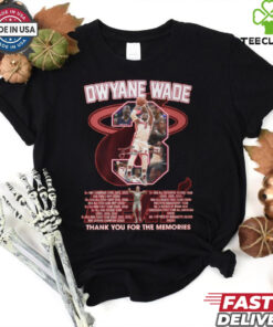 Dwyane wade thank you for the memories shirt