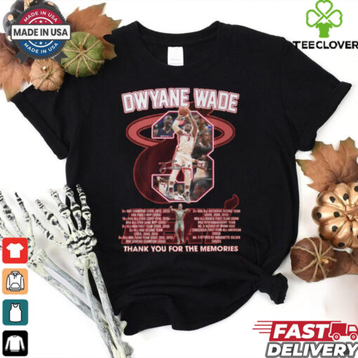 Dwyane wade thank you for the memories shirt