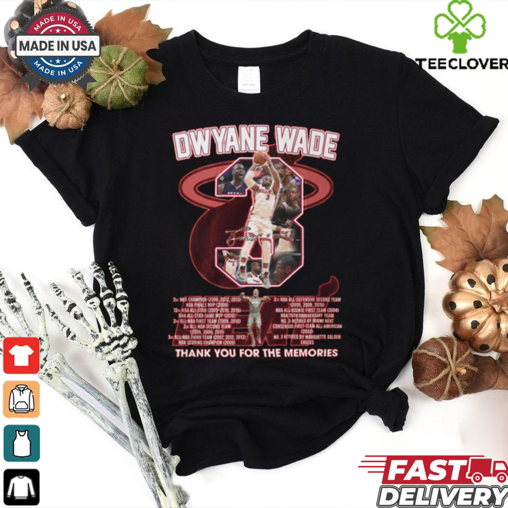 Dwyane wade thank you for the memories shirt Dwyane wade thank you for the memories shirt