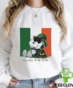 Official snoopy And Woodstock It's Cool To Be Irish St Patrick's Day Shirt