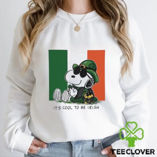 Official snoopy And Woodstock It’s Cool To Be Irish St Patrick’s Day Shirt