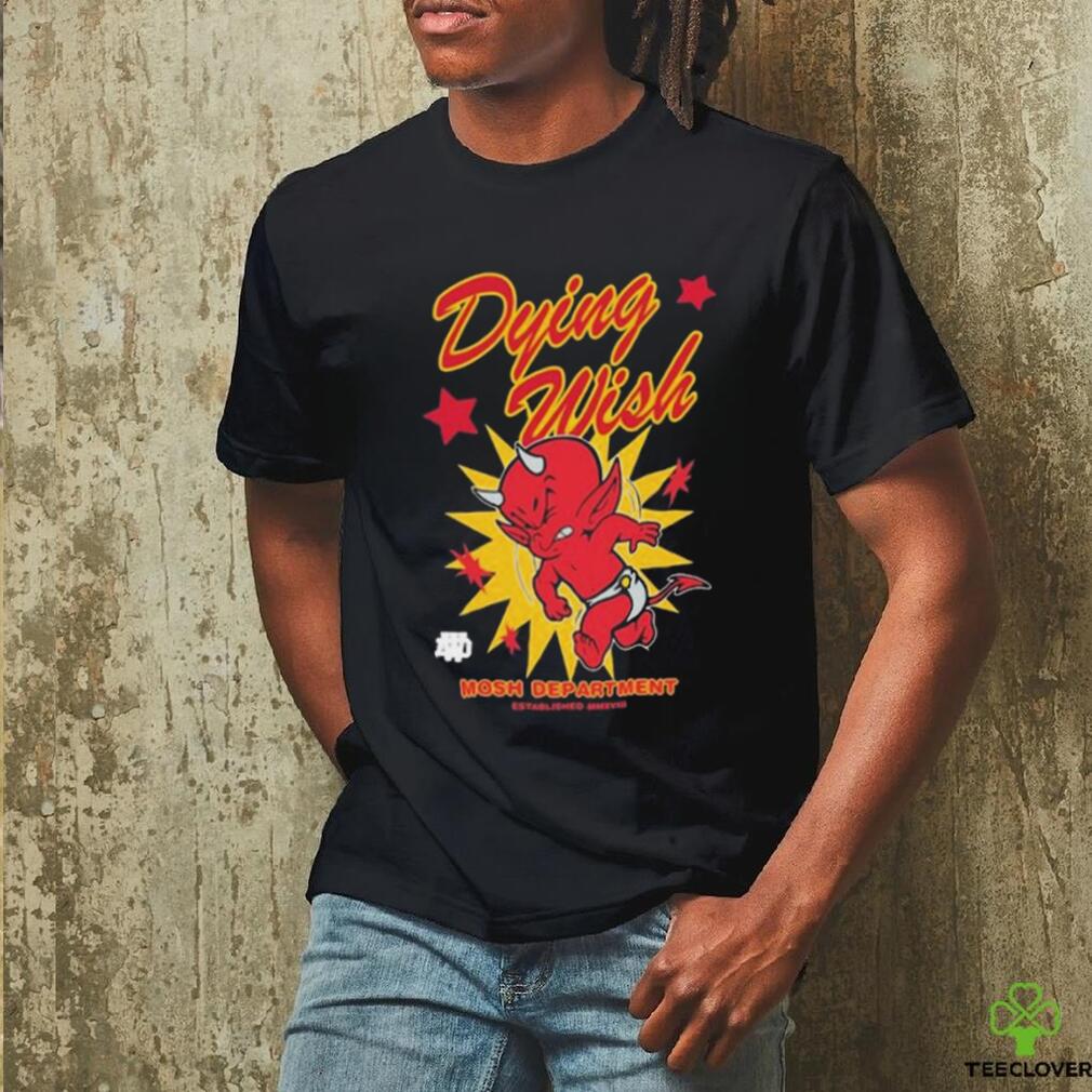 Dying Wish Devil Mosh Department Shirt Dying Wish Devil Mosh Department Shirt