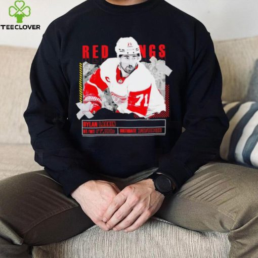 Dylan Larkin number 71 Detroit Red Wings ice hockey player pose paper gift hoodie, sweater, longsleeve, shirt v-neck, t-shirt