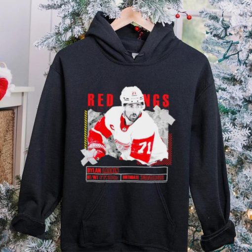 Dylan Larkin number 71 Detroit Red Wings ice hockey player pose paper gift hoodie, sweater, longsleeve, shirt v-neck, t-shirt