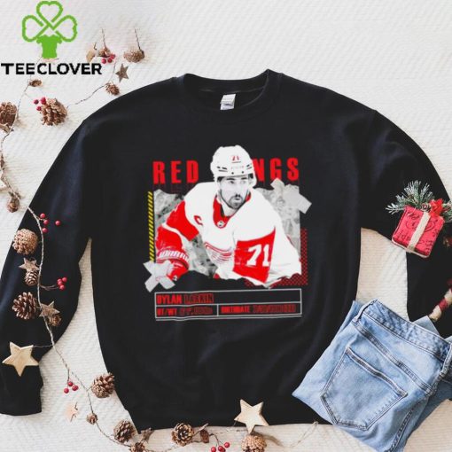 Dylan Larkin number 71 Detroit Red Wings ice hockey player pose paper gift hoodie, sweater, longsleeve, shirt v-neck, t-shirt