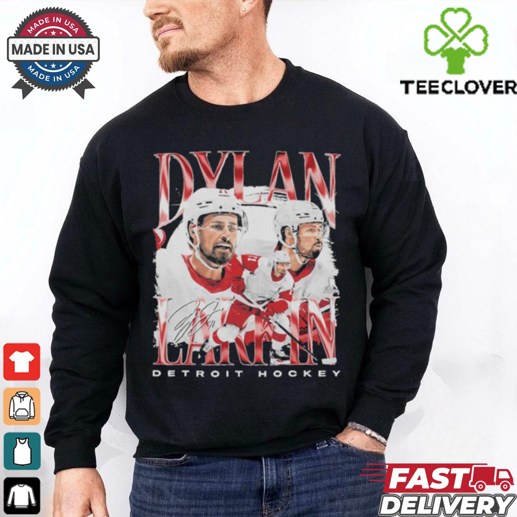 Dylan larkin detroit vintage signature shirt Dylan larkin detroit vintage signature shirt
