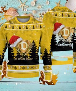 Dynamo Dresden Ugly Christmas Sweater Santa Hat Logo Tree Gift For Men And Women