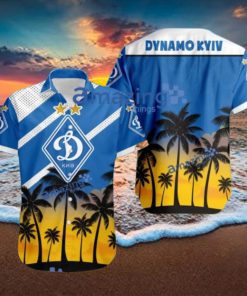 Dynamo Kyiv FC Logo Button Down Hawaiian Shirt Hip Summer Trend