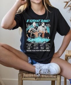 E Street Band And Bruce Springsteen 52 Years 1972 2024 Thank You for the memories signatures hoodie, sweater, longsleeve, shirt v-neck, t-shirt