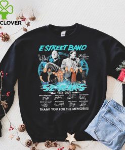 E Street Band Rip Danny Federici And Clarence Clemons 52 Years 1972 2024 Thank You For The Memories Signatures Shirt