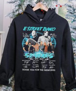 E Street Band Rip Danny Federici And Clarence Clemons 52 Years 1972 2024 Thank You For The Memories Signatures Shirt