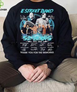 E Street Band Rip Danny Federici And Clarence Clemons 52 Years 1972 2024 Thank You For The Memories Signatures Shirt