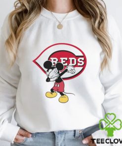 Cincinnati Reds MLB Baseball Dabbing Mickey Disney Sports T Shirt