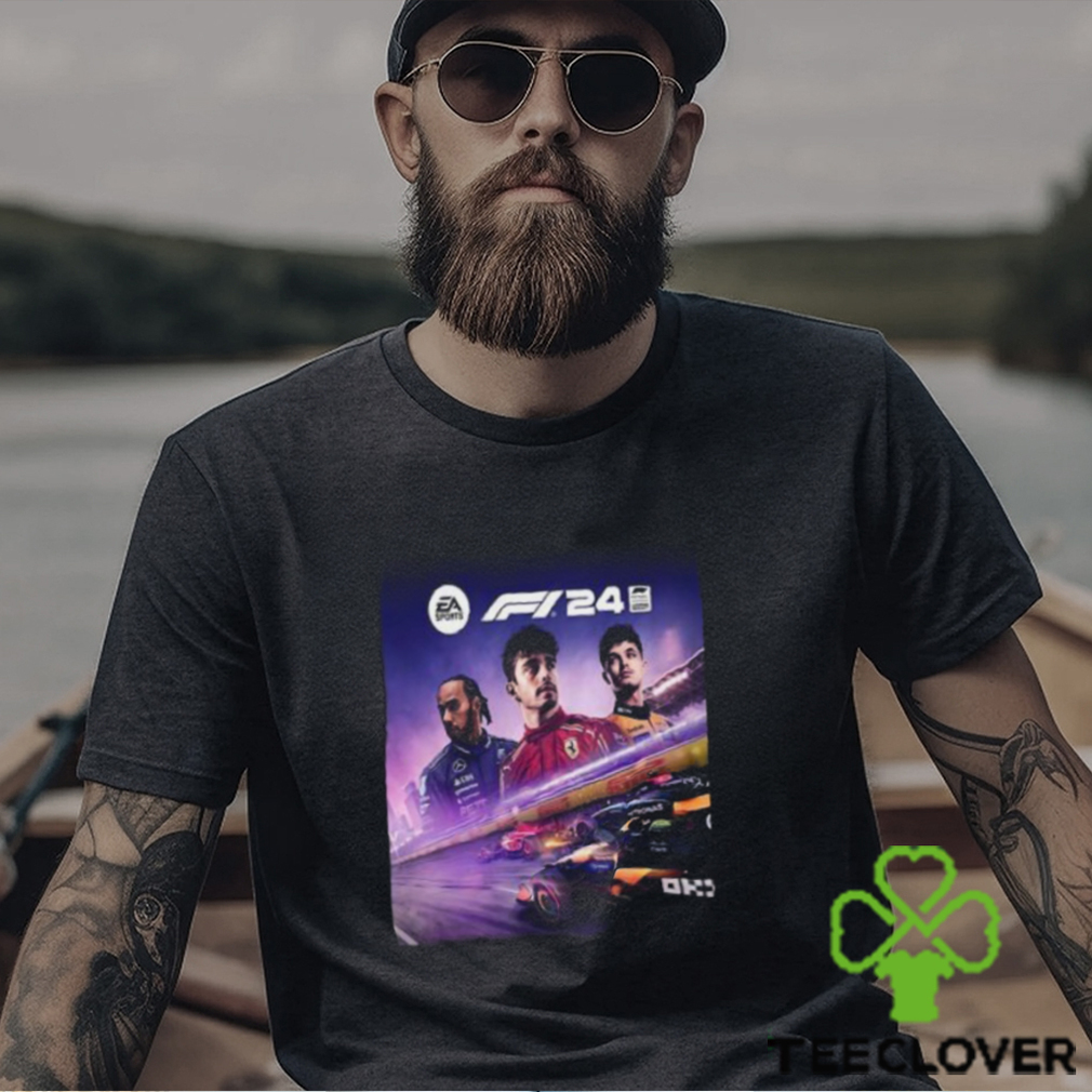 EA Sports F1 24 Racer Cover Lewis Hamilton Charles Leclerc And Lando Norris Unisex T Shirt EA Sports F1 24 Racer Cover Lewis Hamilton Charles Leclerc And Lando Norris Unisex T Shirt