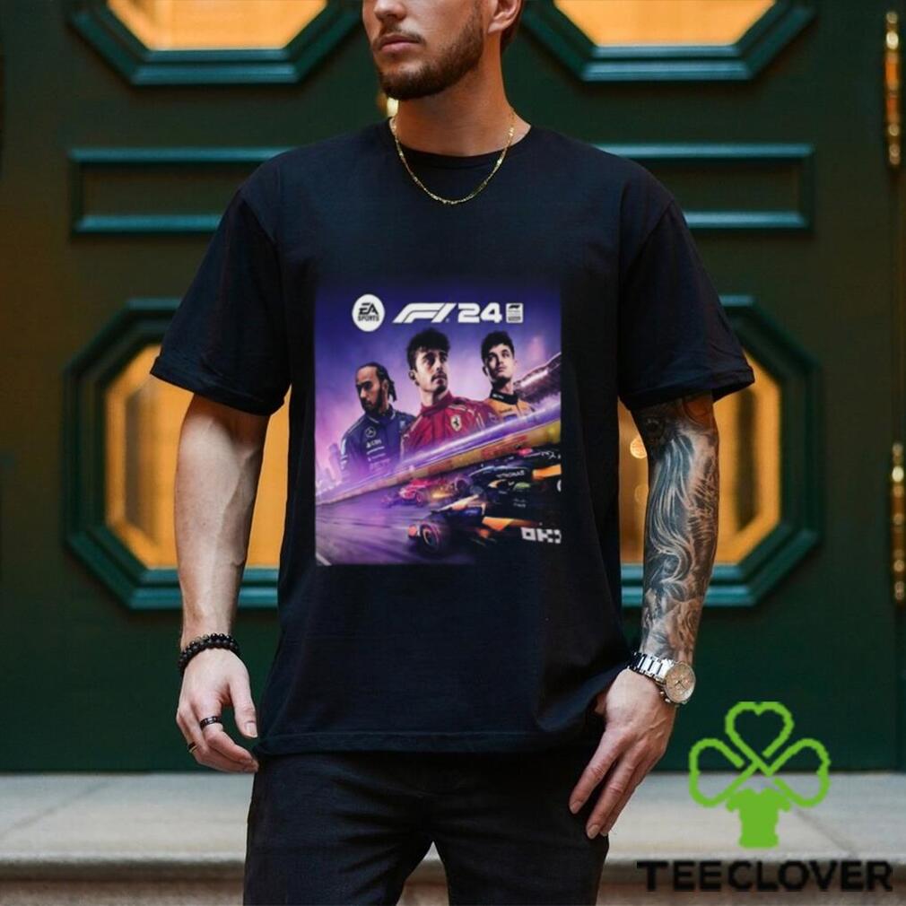EA Sports F1 24 Racer Cover Lewis Hamilton Charles Leclerc And Lando Norris Unisex T Shirt EA Sports F1 24 Racer Cover Lewis Hamilton Charles Leclerc And Lando Norris Unisex T Shirt