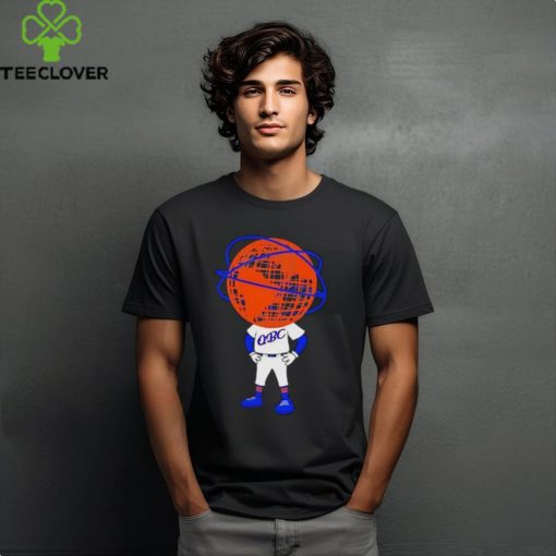 New York Mets baseball riding bicycle citi field shirt