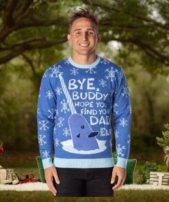 ELF The Movie Men’s Mr. Narwhal Ugly Christmas Sweater