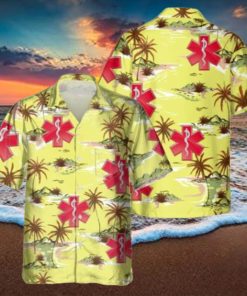EMT Yellow Hawaiian Shirt Gift Ideas For Summer