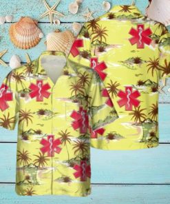 EMT Yellow Hawaiian Shirt Gift Ideas For Summer